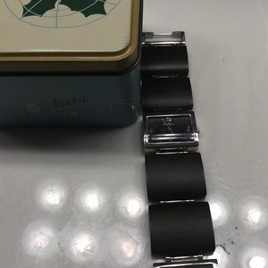 Fossil Wood Steel Bracelet Watch ES1540